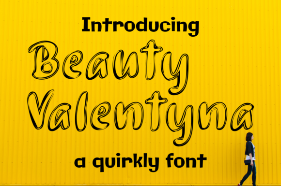 Beauty Valentyna Font for Creative Projects