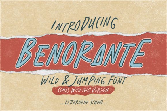 Benorante: A Playful Display Font