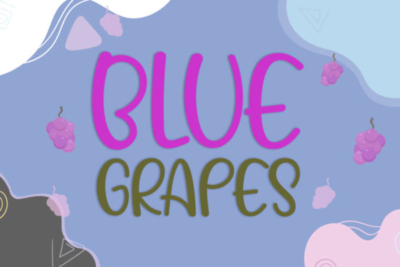 Blue Grapes: A Fun Font for Business