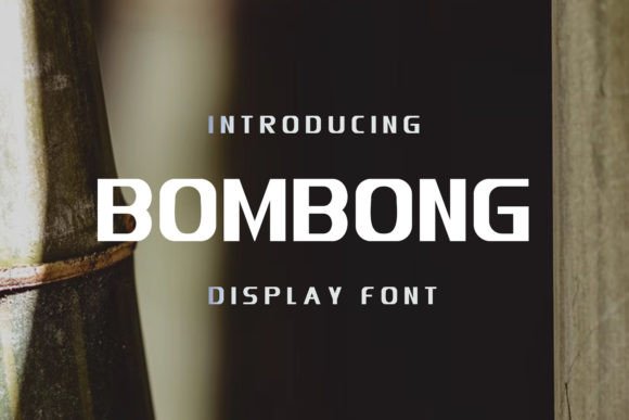 Bombong: A Bold Display Font for Web Design