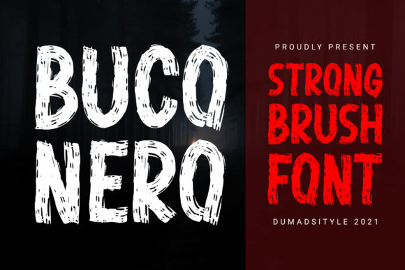 Buco Nero Font for Creative Projects