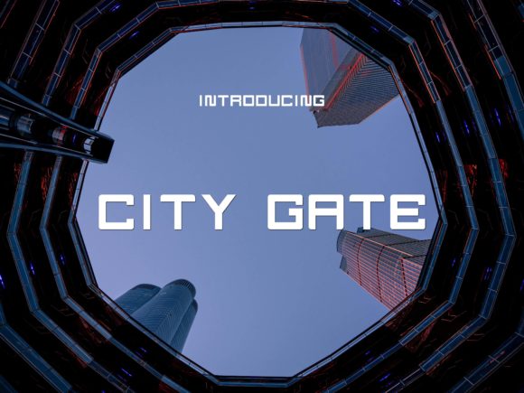 City Gate: A Bold Display Font