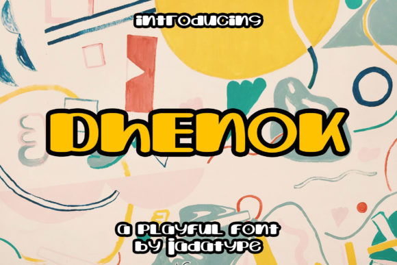 Dhenok: A Chic Display Font