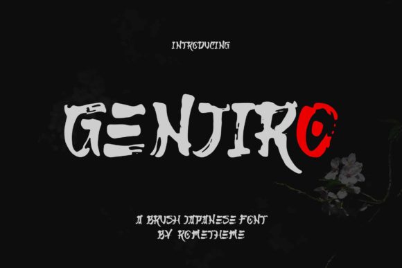 Genjiro: A Bold Display Font
