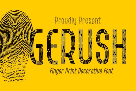 Gerush: A Unique Font for Business Identity