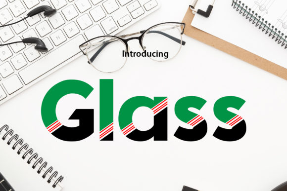 Glass: A Fresh Display Font for Business Branding