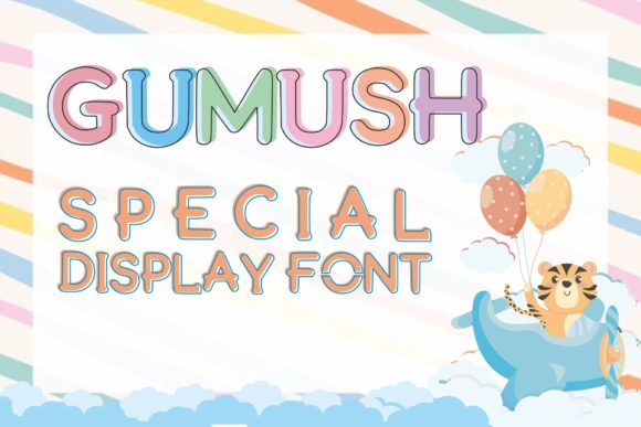 Gumush: A Playful Display Font for Creative Projects