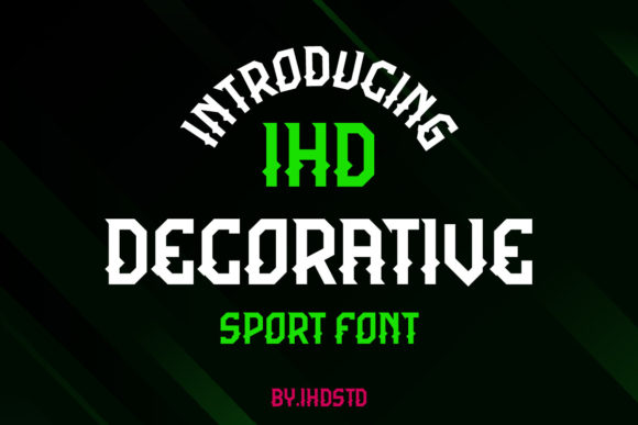 IHD: A Bold Font for Business Branding