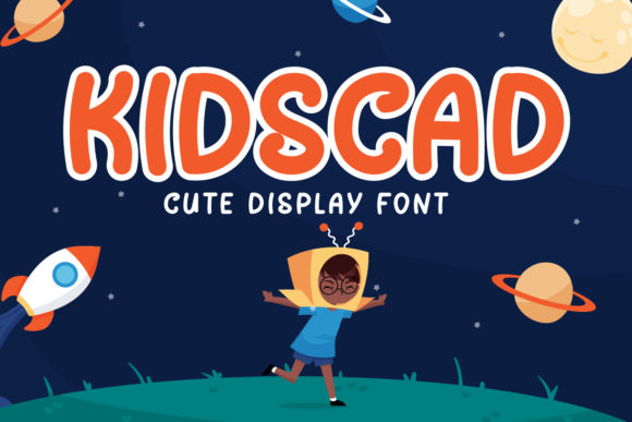Kidscad: A Playful Display Font for Crafters