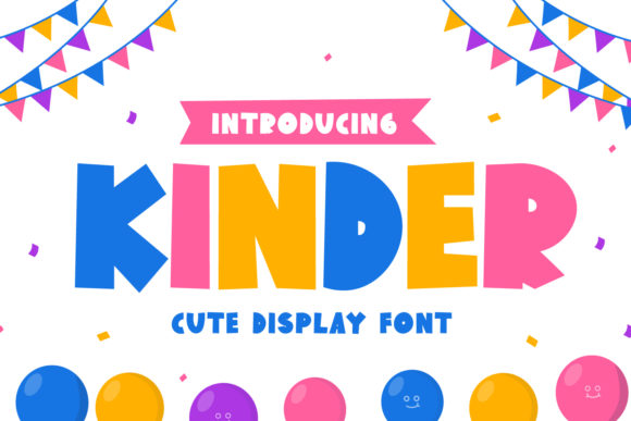 Kinder: A Playful Font for Business Branding