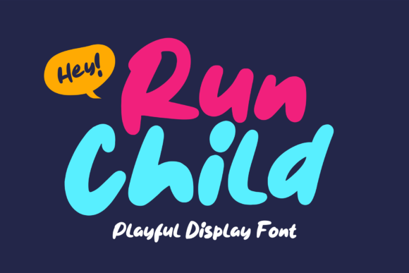 Run Child Font for Business