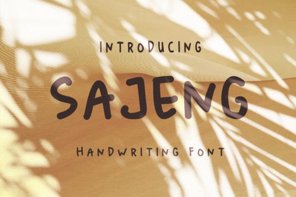 Sajeng: A Warm Display Font for Creative Web Design