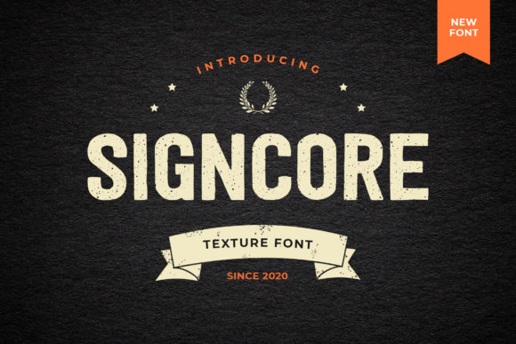Signcore: A Bold Font for Business Branding