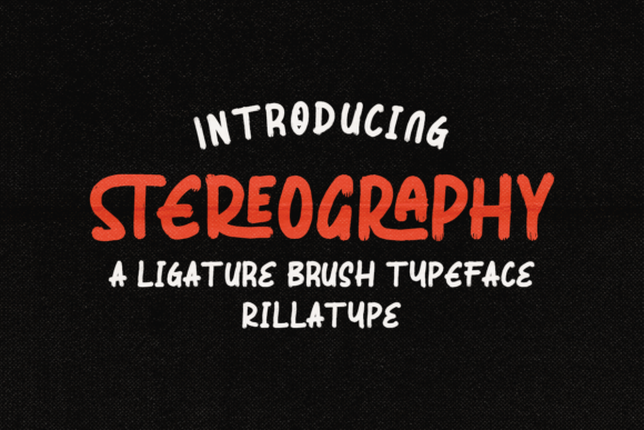 Stereography: A Handwritten Font for Web Design