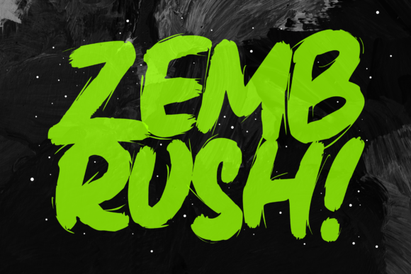 Zembrush: A Bold Typeface for Creative Projects
